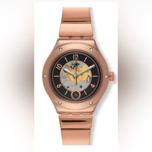Swatch Copper and Black Women’s automatic watch Swiss movement 21 jewels